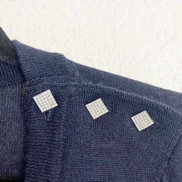 ZADIG & VOLTAIRE Missia Wo Stripes Lurex Wool-blend Sweater Sz M. NWT - Picture 8 of 12